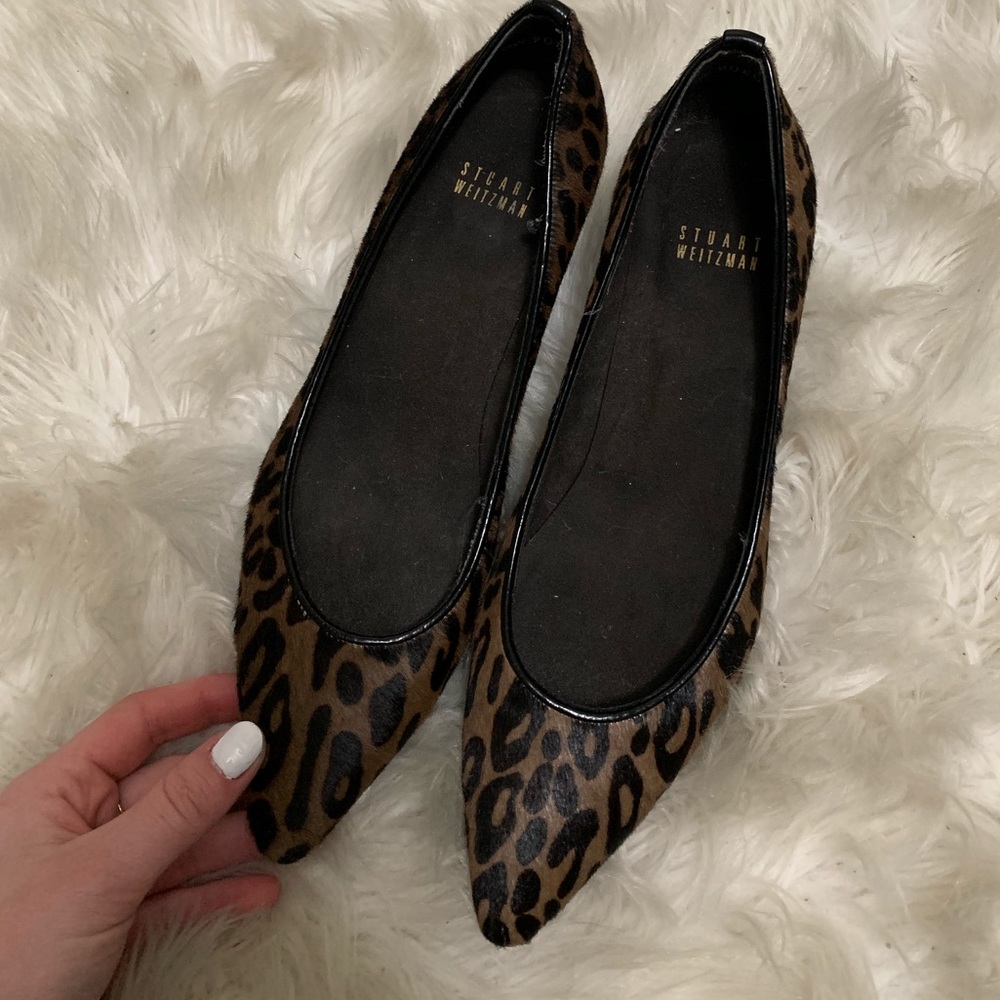 Stuart Weitzman leopard pump